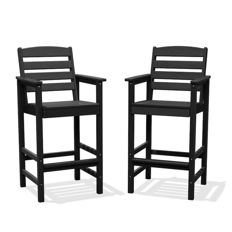 Plastic Tall adirondack Chair Set Of 2-Piece