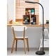 preview thumbnail 1 of 2, Brightech Litespan 2nd Edition LED Floor Lamp - Brown