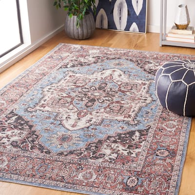 SAFAVIEH Riviera Machine Washable Vannie Slip Resistant Oriental Rug - 8' x 10'