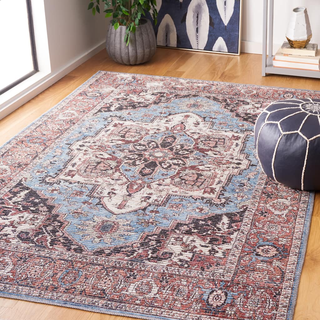 SAFAVIEH Riviera Machine Washable Vannie Slip Resistant Oriental Rug - 8' x 10'