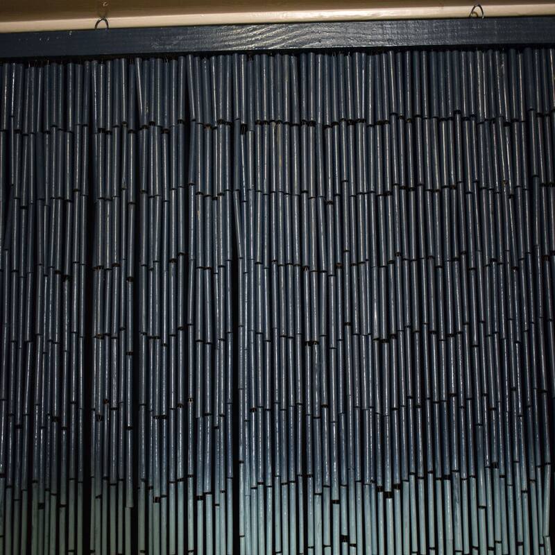 Bamboo beaded curtain woody car design - 36 x 78