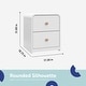 preview thumbnail 3 of 37, Storkcraft Next Santos 2-Drawer Nightstand