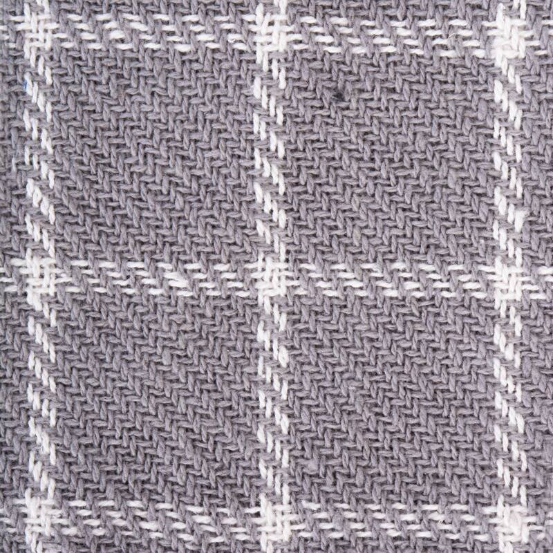 DII Checked Plaid Decorative Throw