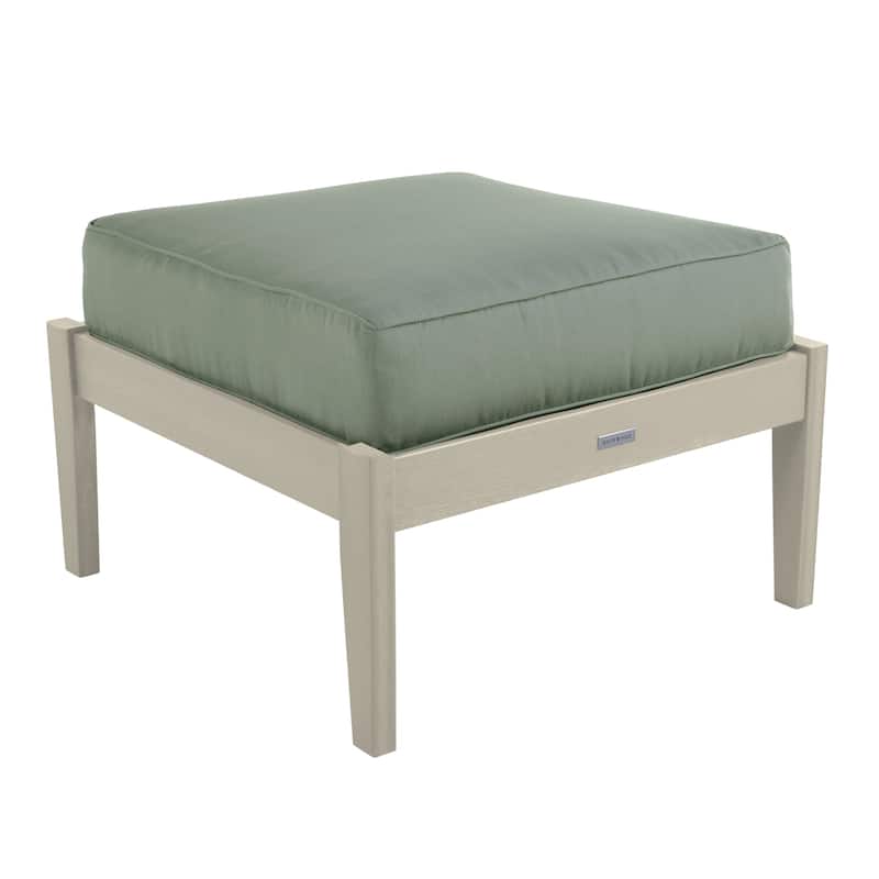 HIGHWOOD Lehigh Deep Seating Ottoman - Canvas Seasalt