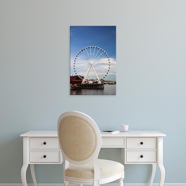 Easy Art Prints Jamie & Judy Wild's 'The Seattle Great Wheel' Premium Canvas Art
