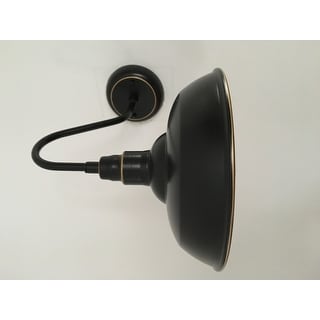 Shop Y-Decor Lora 1 Light Outdoor Wall Lighting in Black ...
