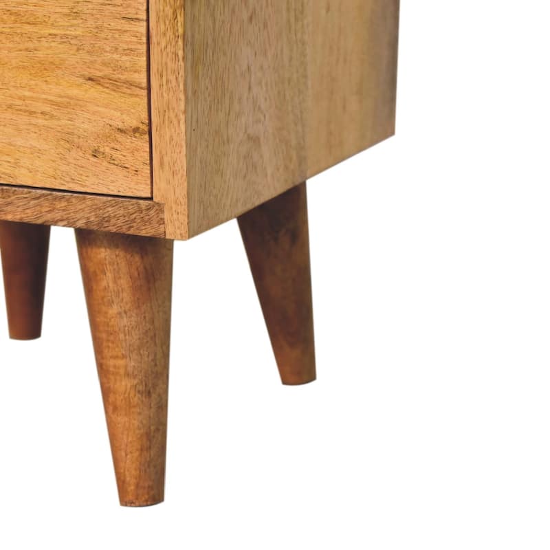 Artisan Furniture Solid Wood Mini Classic Multi Oak-ish Nightstand