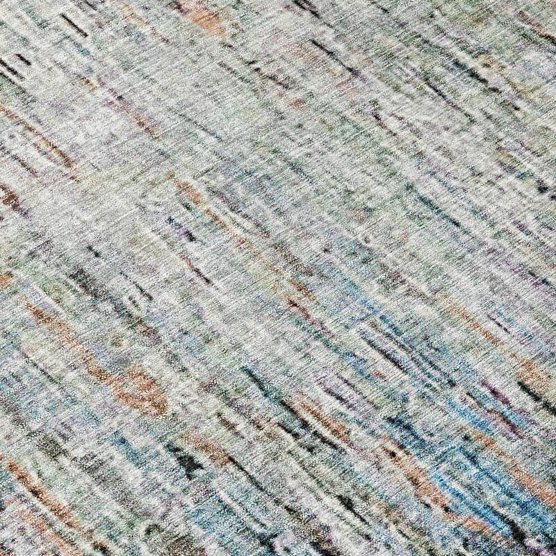 Machine Washable Indoor/ Outdoor Abstract Moxy Chantille Rug