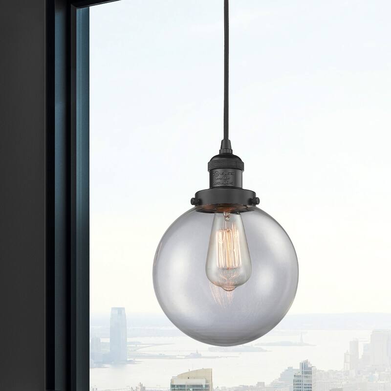 Innovations Lighting Beacon Single Light 8" Wide Mini Pendant with