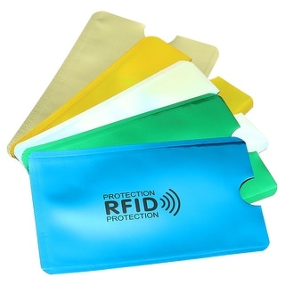 plastic sleeves for credit cards RFID Card Protector Sleeve – High Caliber Line Plastic12 page insertwill fit most billfold wallets 3.75 inch x 2.75 inch approx Buy MyTravelPro RFID Credit Card