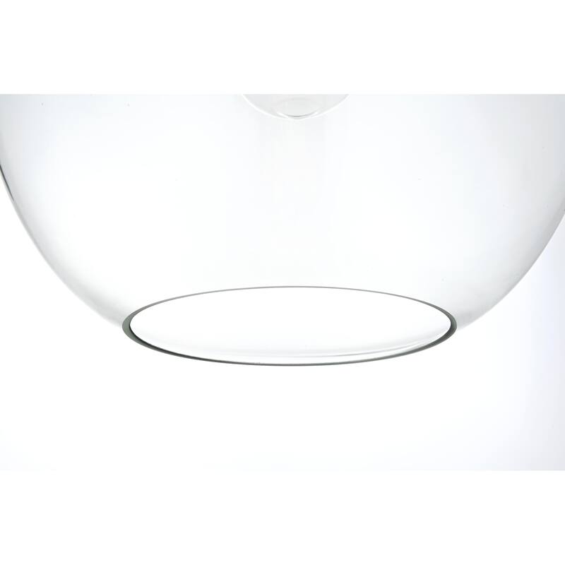 Elegant Lighting Baxter 12" Wide Single Light Pendant with Clear Glass