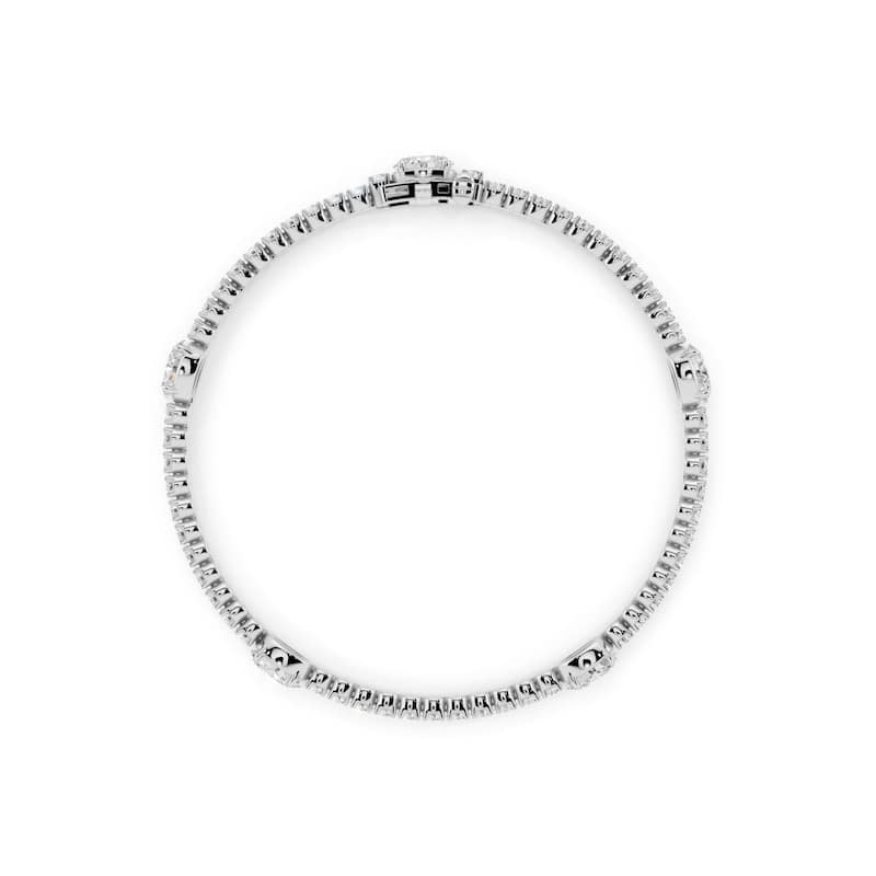 Auriya 14K Gold Lab Grown Fashion Bracelet 5 ct. tw. (F-G VS)