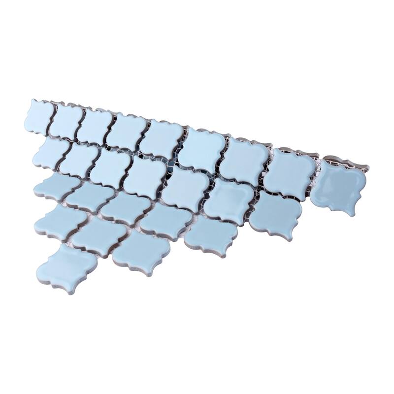 Merola Tile Hudson Tangier Cashmere Blue 12-3/8" x 12-3/8" Porcelain Floor and Wall Tile