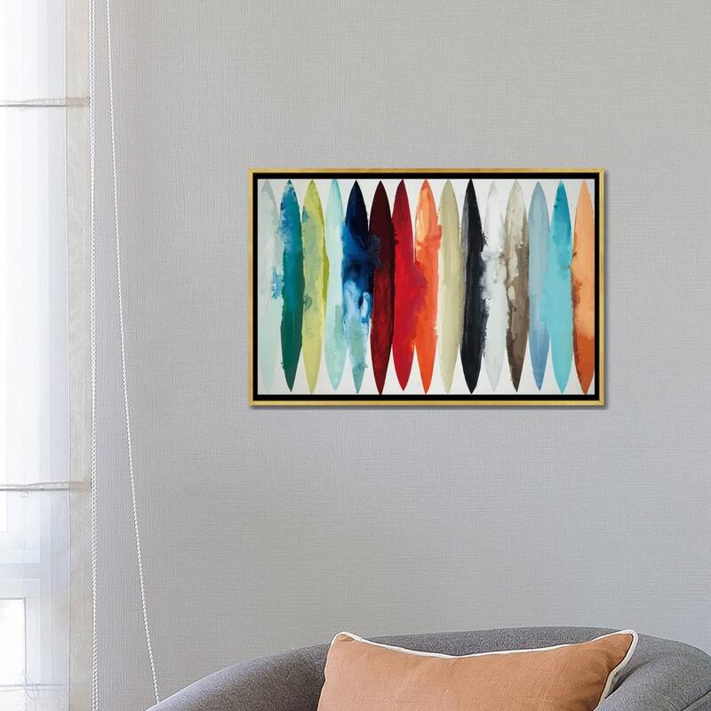 iCanvas "Even Flow" by Randy Hibberd Framed Canvas Print