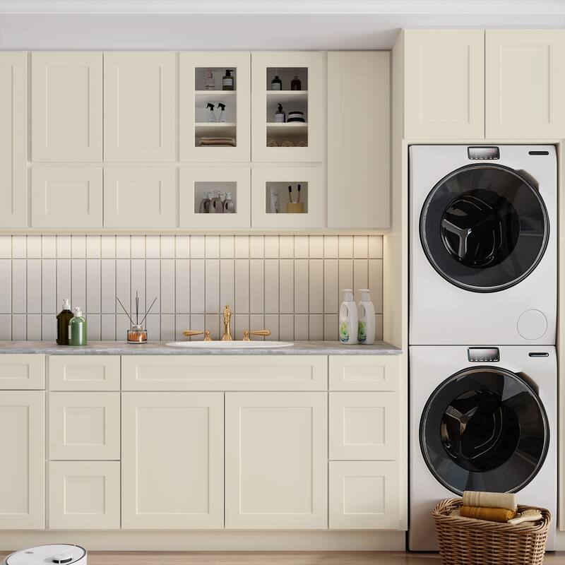 30-inch Bathroom Cabinet with Soft-Close Doors, Versatile Storage, and Waterproof MDF