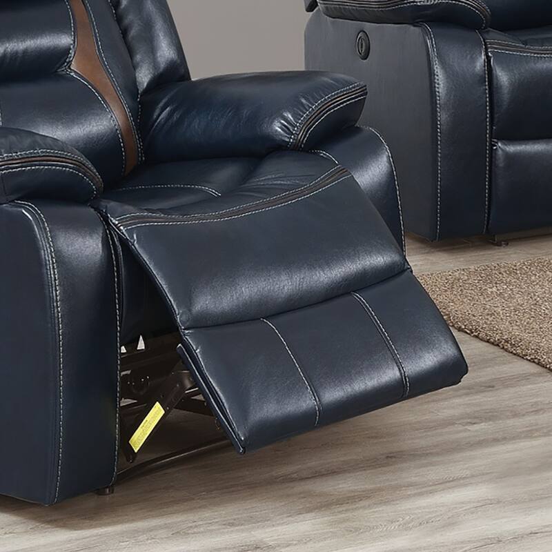 Gel Leatherette Power Recliner