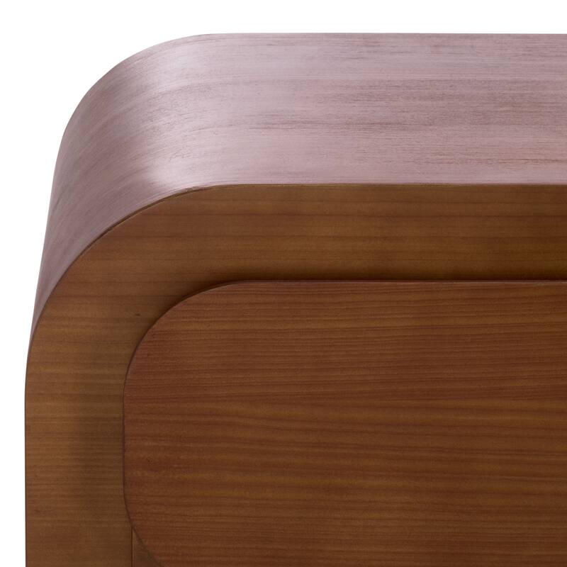 SAFAVIEH Couture Herald 3-Shelf Wood Sideboard - 62"W x 19"D x 30"H