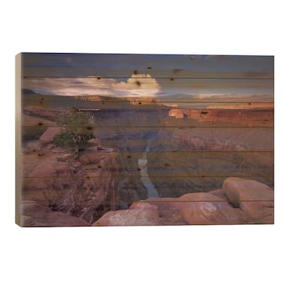 Colorado River From Toroweap Overlook, Grand Canyon National Park, Arizona II Print On Wood by Tim Fitzharris - Multi-Color