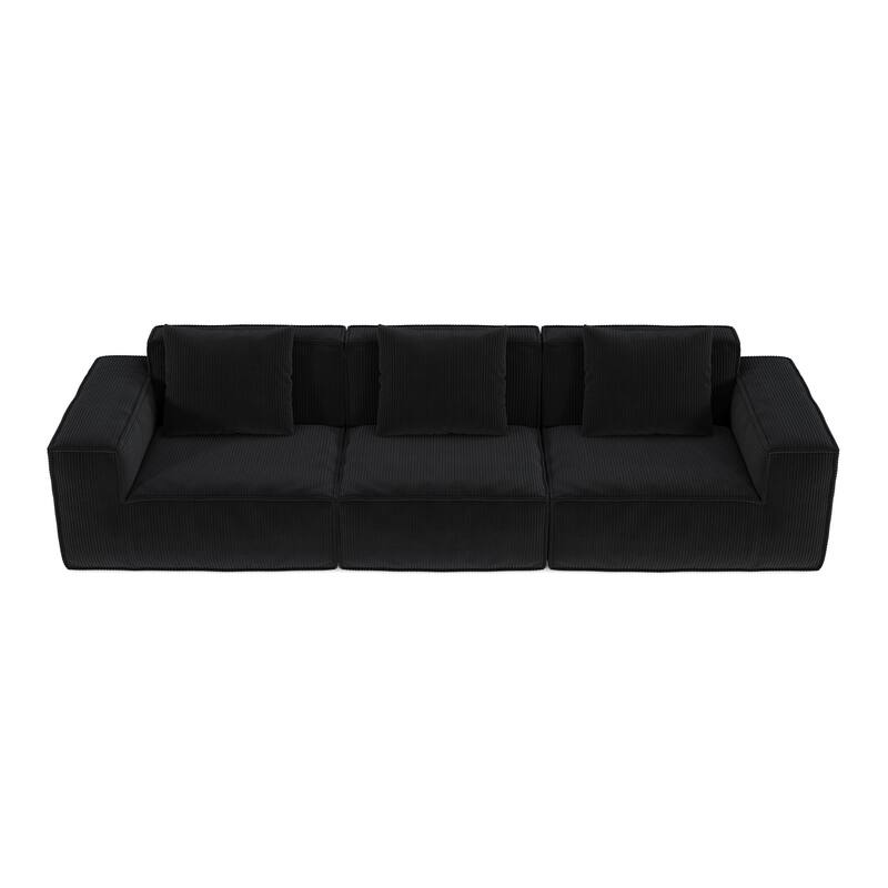 118-Inch Modular Sofa Can Be Converted Into An Oversized Sofa Bed Free Conversion Sofa,Three-Person Combination
