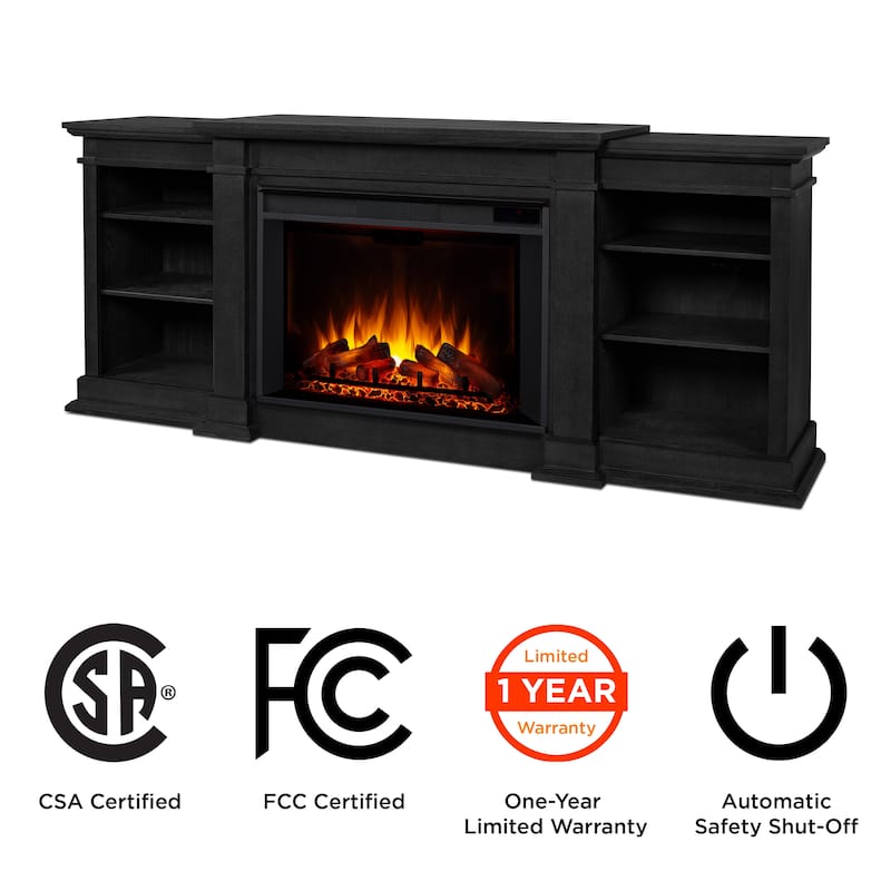 Eliot 81" Grand TV Stand Electric Fireplace by Real Flame