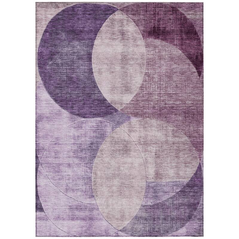 HomeRoots Geometric Transitional Rectangle Outdoor Rug