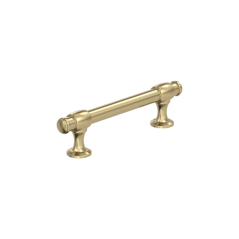 Amerock Winsome Kitchen Cabinet Pull - 3-3/4 in (96 mm) Center-to-Center - Golden Champagne