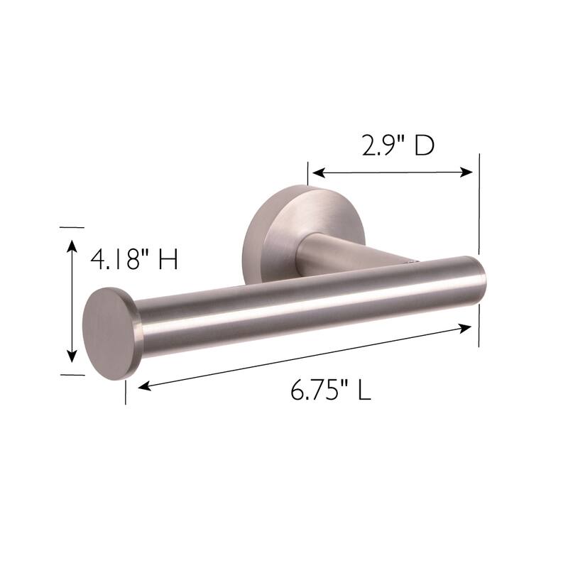 Design House 582742-SN Kelton Satin Nickel Toilet Paper Holder
