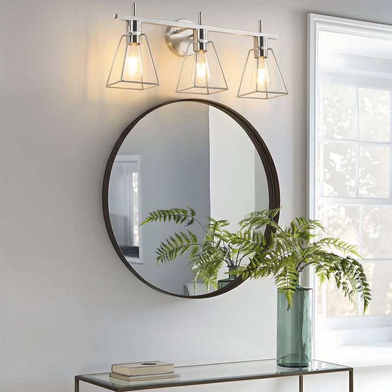 Dimmable Bathroom Vanity Light Over Mirror Wall Sconce for Bathroom - 3-Light