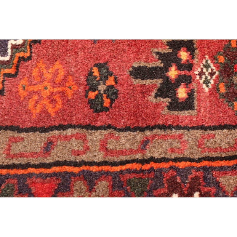 ECARPETGALLERY Hand-knotted Andelz Red Wool Rug - 4'0 x 6'2