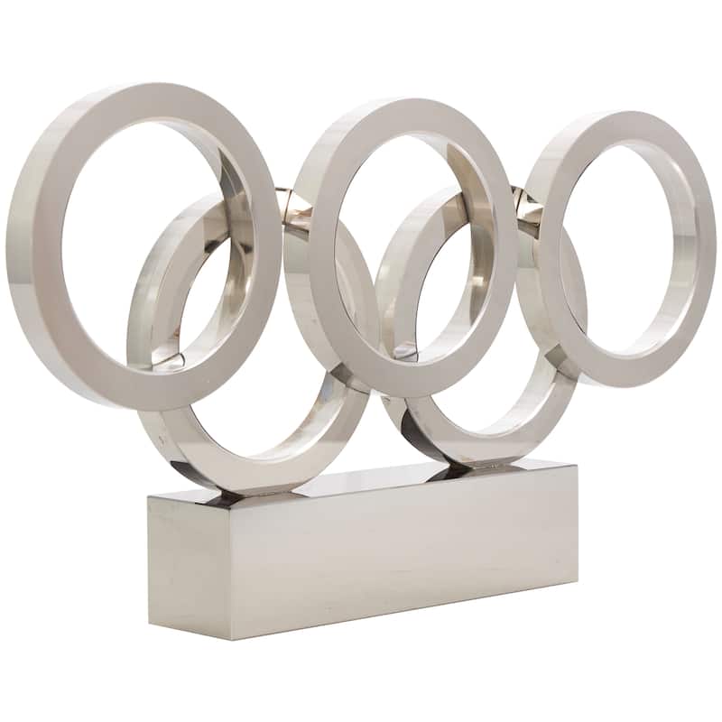 Black Crystal Geometric Decorative Sculpture