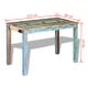 preview thumbnail 8 of 6, vidaXL Dining Table Solid Reclaimed Wood 45.3"x23.6"x30" - multi-color