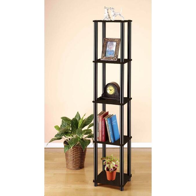 Porch & Den St. Marks 5-tier Corner Square Display Shelf