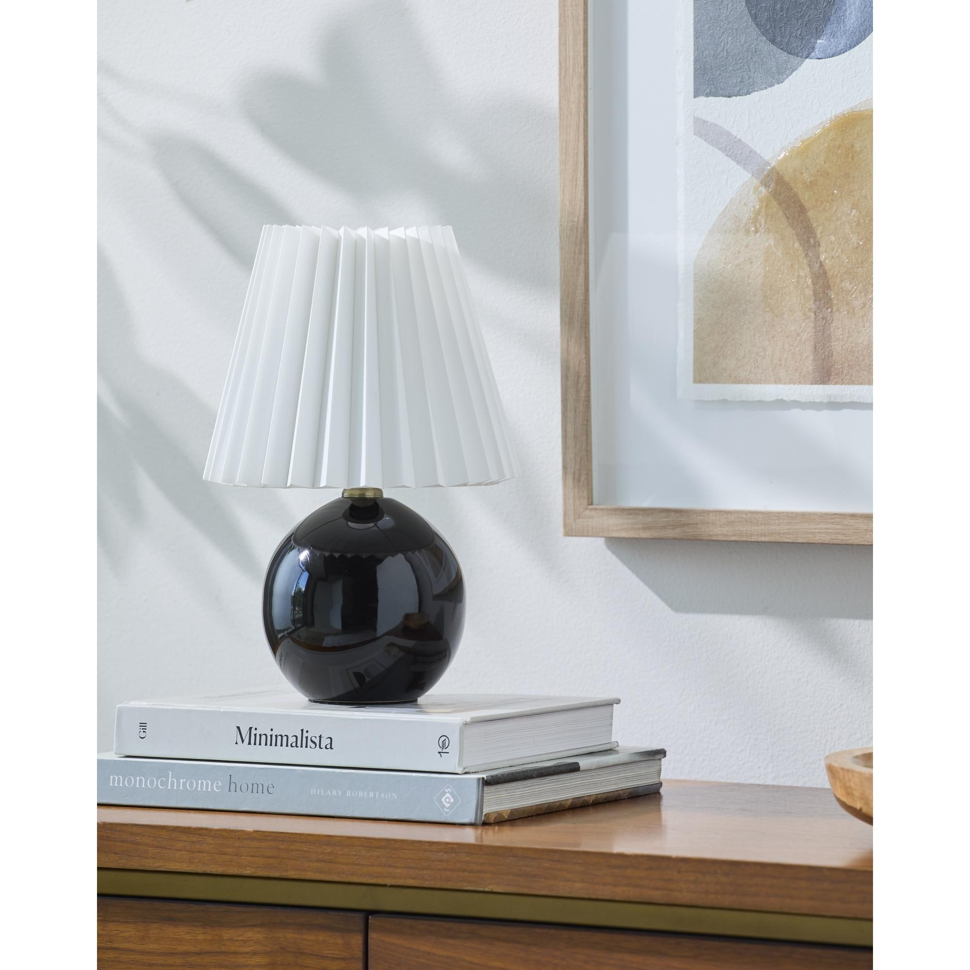 Livabliss Ferez Modern & Contemporary Accent Table Lamp - 12"H x 8"W x 8"D