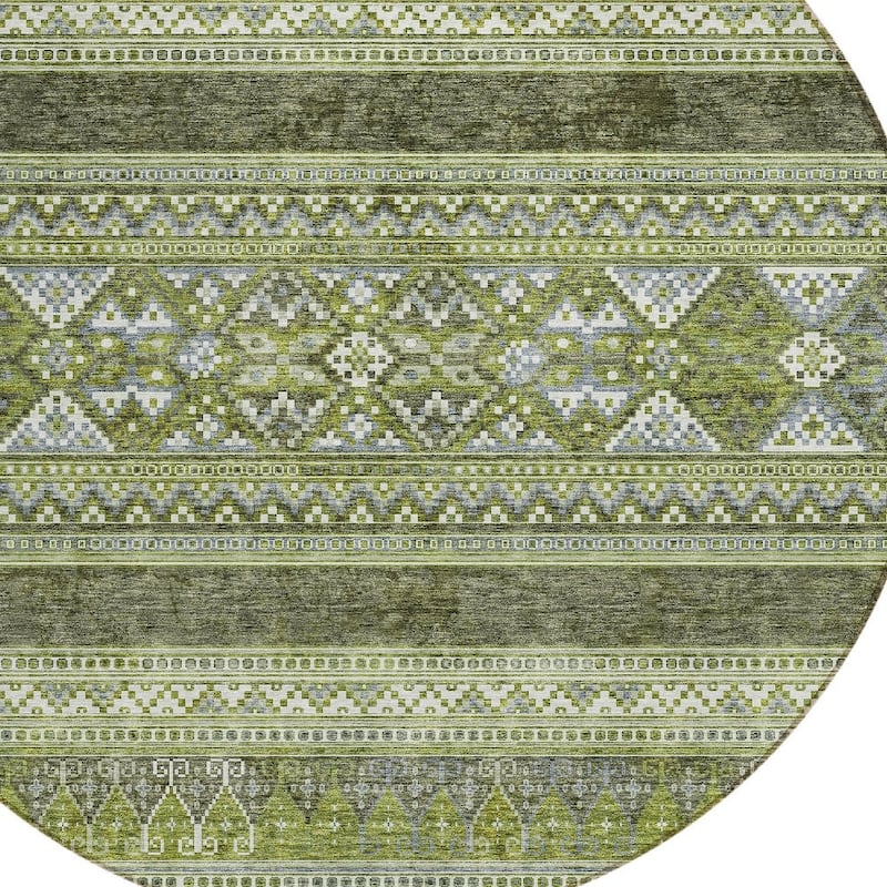HomeRoots Southwestern Transitional Rectangle Outdoor Rug