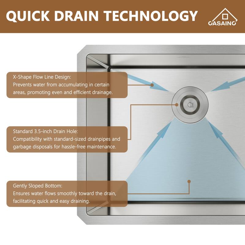 Handmade All-in-One Undermount 60/40 Double Bowl Stainless Steel Kitchen Sink with Faucet, Bottom Grids, and Basket Strainers