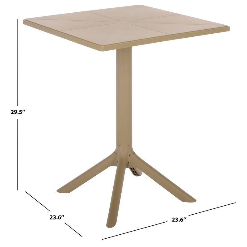 SAFAVIEH Outdoor Living Stella Square Bistro Table - 24"W x 24"D x 30"H
