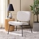 preview thumbnail 2 of 0, SAFAVIEH Home Alicai Accent Chair - 28"W x 28"D x 31"H Light Grey/Black
