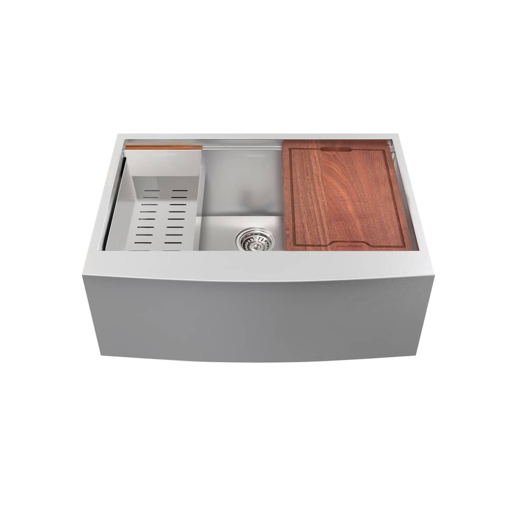 Swiss Madison SM-KS779 Rivage 30" Farmhouse Single Basin Stainless
