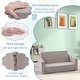 preview thumbnail 3 of 3, 2-in-1 Toddler Fold out Couch Children's Convertible Sofa to Lounger