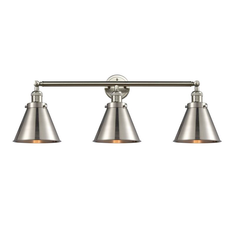 Innovations Lighting Appalachian 3 Light 32" Wide Bathroom Vanity - Brushed Satin Nickel