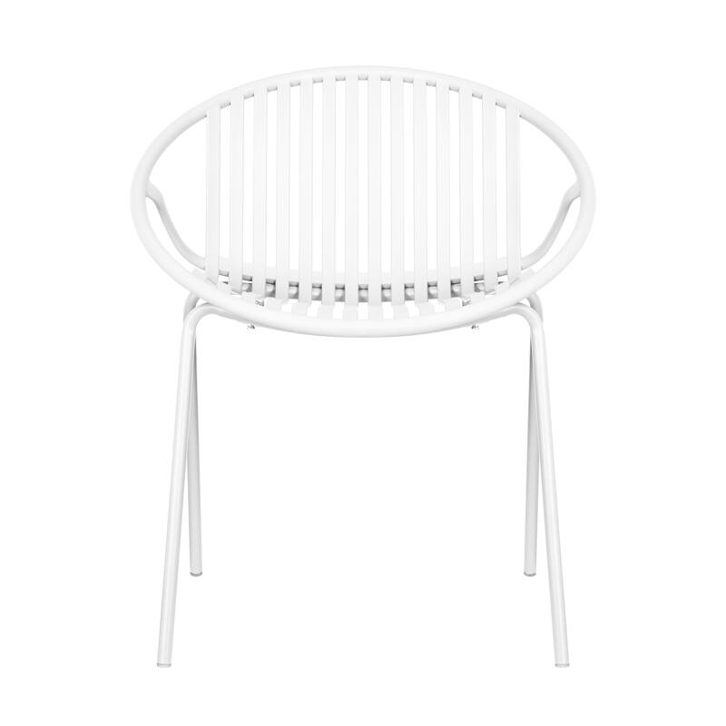Patio Dining Chairs Stackable Chairs with Breathable Design
