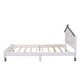 preview thumbnail 22 of 53, Platform Bed with House-shaped Headboard and Motion Activated Night