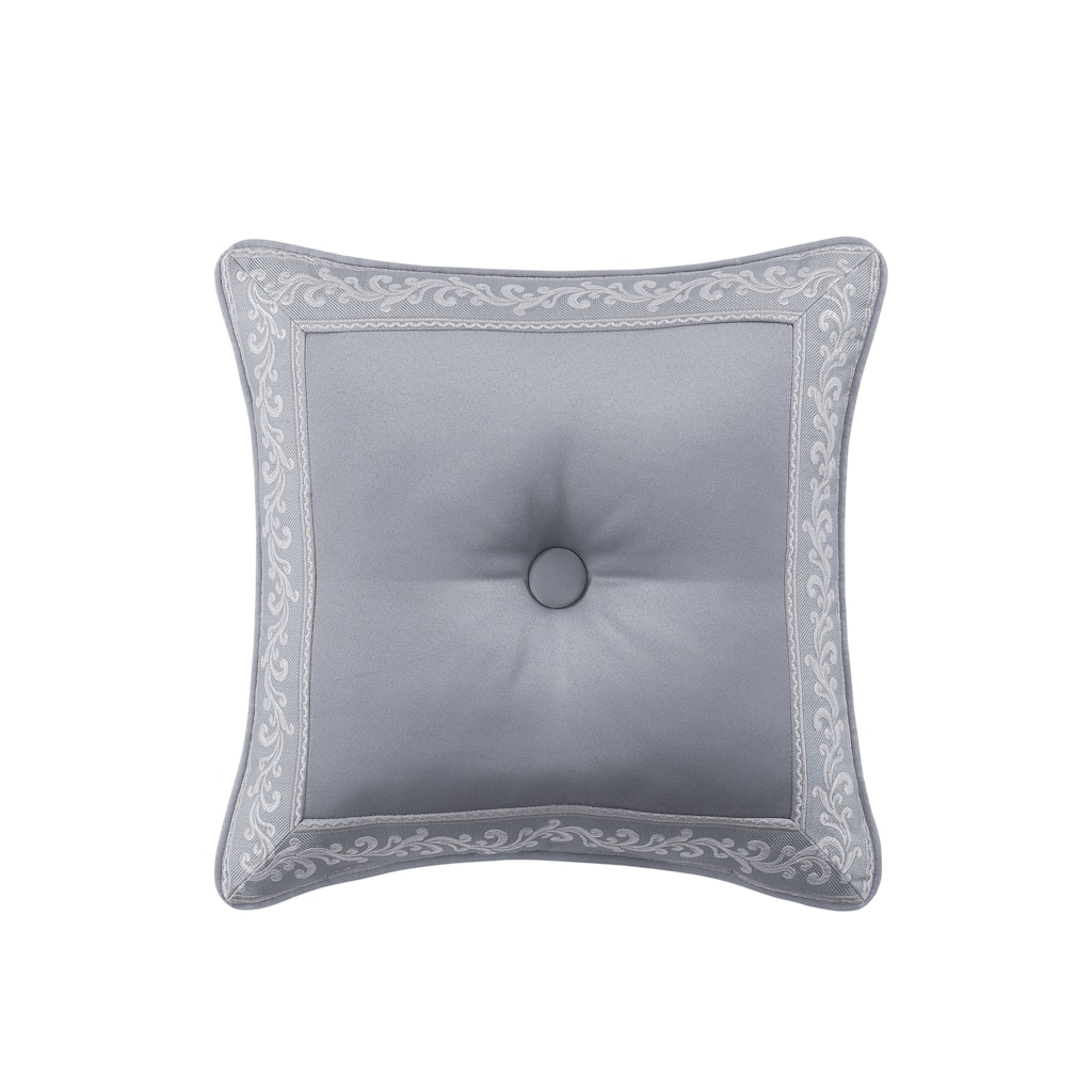 J. Queen New York Sondra Powder Blue 18" Square Decorative Throw Pillow