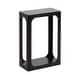 preview thumbnail 23 of 37, Kate and Laurel Dahl Wood Slim Side Table 16x8x24 - Black