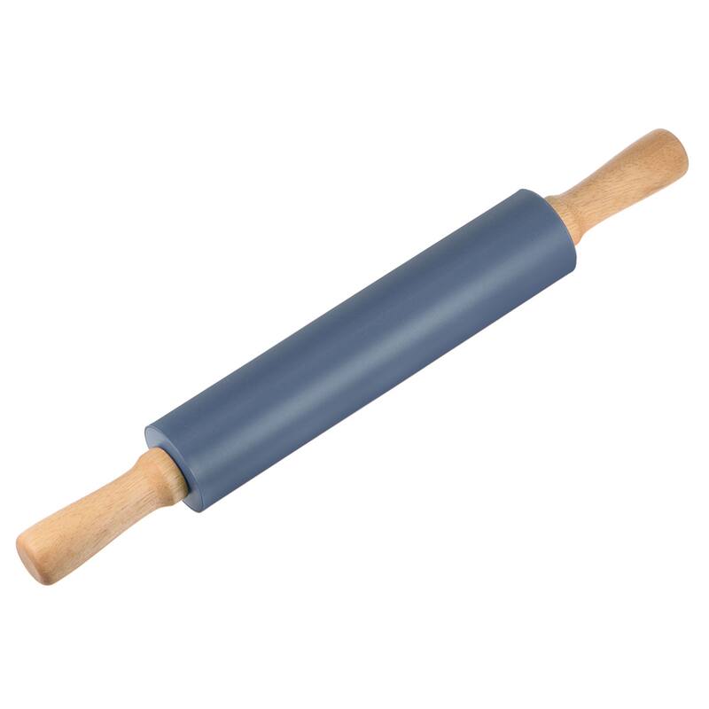 Silicone Rolling Pins for Baking 43cm x 5.2cm Drak Blue - Drak Blue