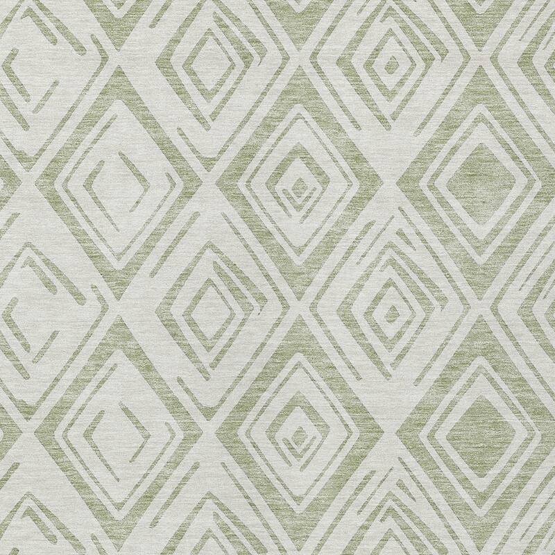 HomeRoots Geometric Transitional Rectangle Outdoor Rug
