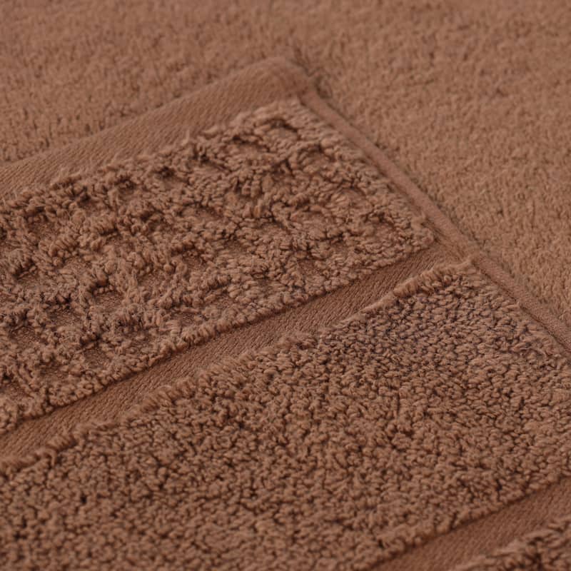 Superior Napa Zero Twist Cotton Waffle 3 Piece Bathroom Towel Set