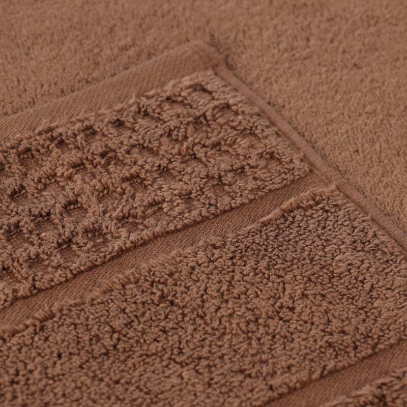 Superior Napa Zero Twist Cotton Waffle 6 Piece Bathroom Towel Set