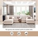 preview thumbnail 10 of 8, U-Shape Sectional Sofa, Double Extra Wide Chaise Lounge Couch