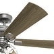 preview thumbnail 15 of 22, Hunter 52" Crestfield Ceiling Fan w/ LED Light Kit, Pull Chain - Farmhouse, Transitional - EASY INSTALLATION!